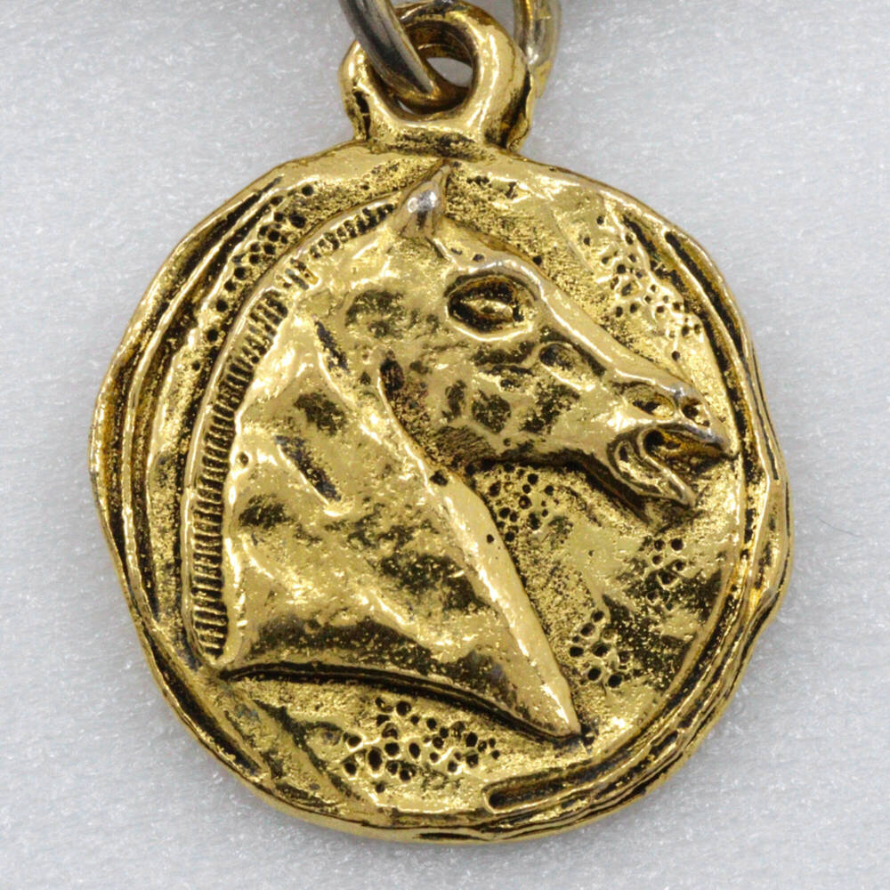 CHANEL Gold Logo Necklace - Picture 9 of 10